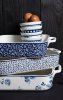 Laura Ashley BLUEPRINT - naczynie do zapiekania 27x19 cm - FLORIS